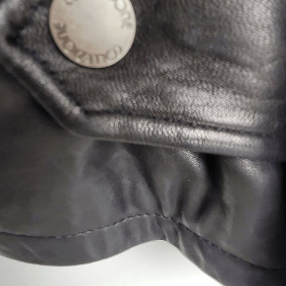 Collezione black leather jacket men's sz XL - Picture 6 of 11